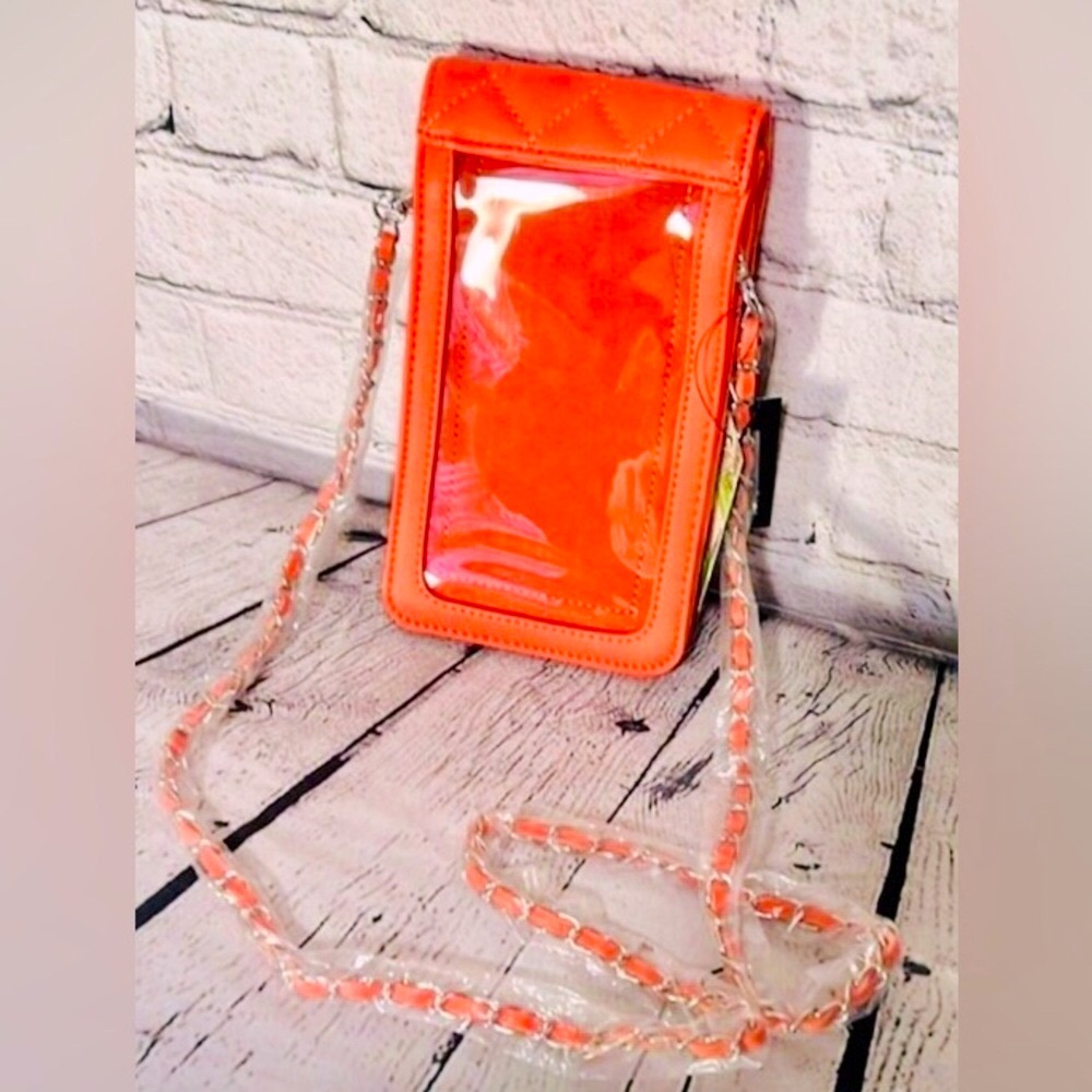 Badgley Mischka Coral Pearls Strap Phone Case Wallet Purse - Great for Cellphone - Picture 4 of 10